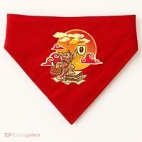 Good Mornign Coffe Cat USA-Made Doggie Bandana thumb 0