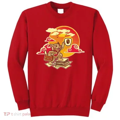 Good Mornign Coffe Cat Sweatshirt