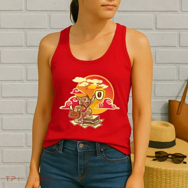 Good Mornign Coffe Cat Women's Tank Top
