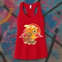 Good Mornign Coffe Cat Women's Tank Top thumb 3