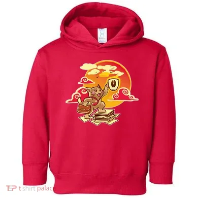 Good Mornign Coffe Cat Toddler Hoodie