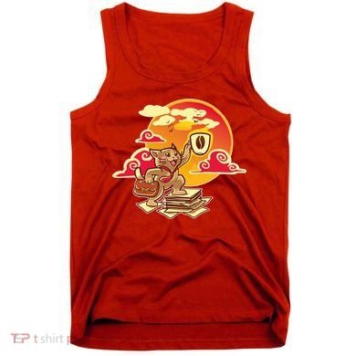 Good Mornign Coffe Cat Tank Top