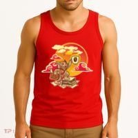 Good Mornign Coffe Cat Tank Top thumb 3