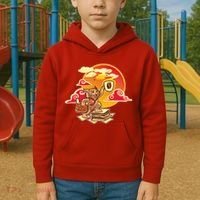 Good Mornign Coffe Cat Kids Hoodie thumb 2