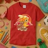 Good Mornign Coffe Cat Kids T-Shirt thumb 3