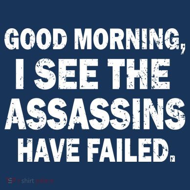 Good Morning Assassins Failed Women's Crop Top Tee