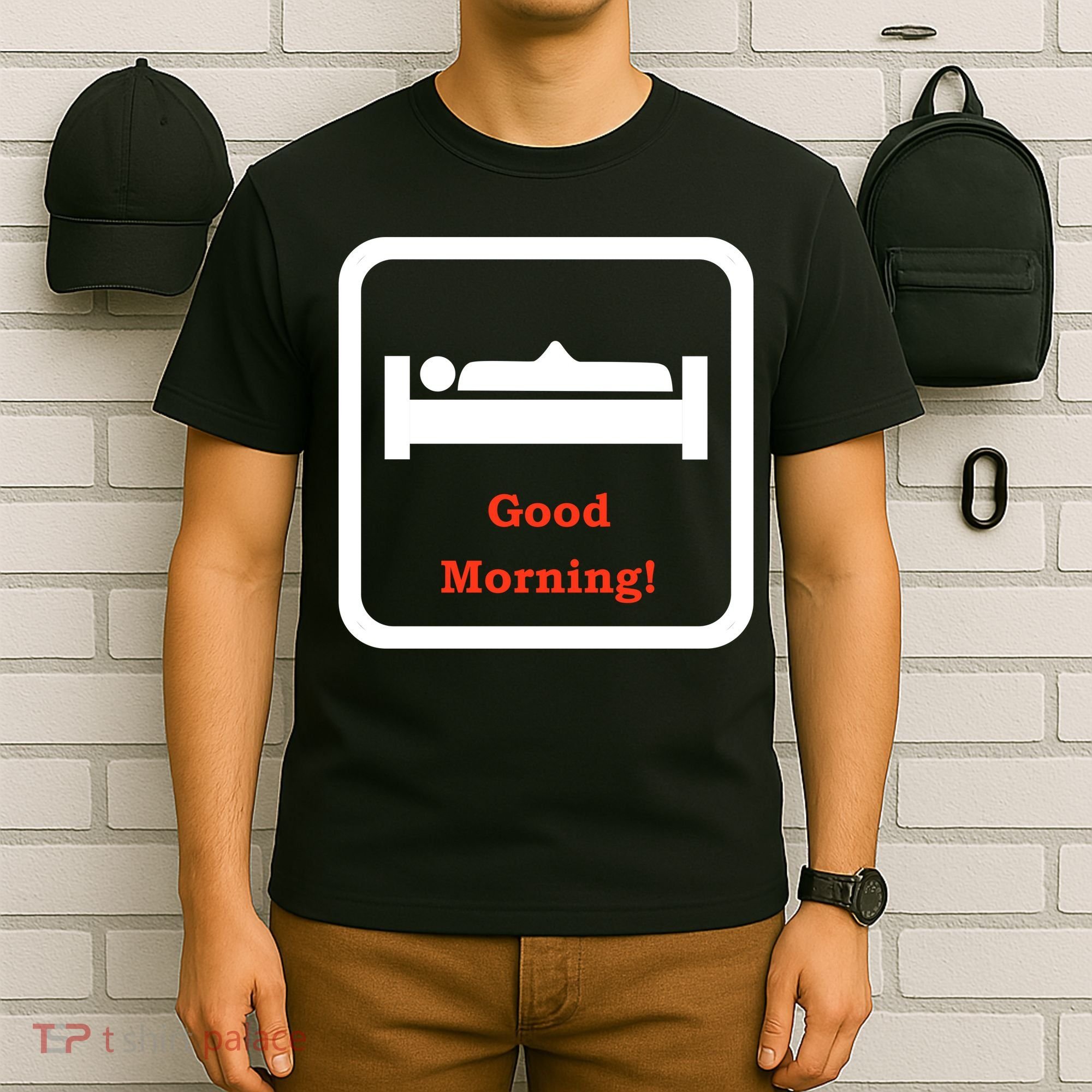 Good Morning Wood Funny Adult Humor T-Shirt