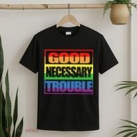 Good Necessary Trouble Rainbow T-Shirt thumb 2