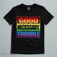 Good Necessary Trouble Rainbow T-Shirt thumb 5
