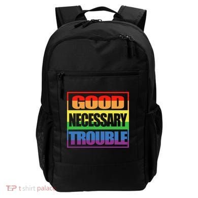Good Necessary Trouble Rainbow Backpack