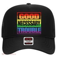 Good Necessary Trouble Rainbow Hat thumb 0