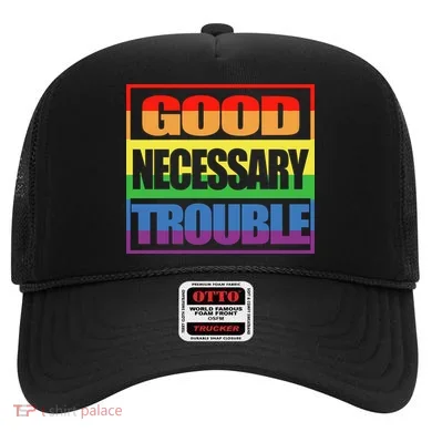 Good Necessary Trouble Rainbow Hat