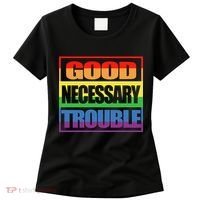 Good Necessary Trouble Rainbow Women's T-Shirt thumb 0