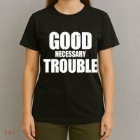 Good Necessary Trouble RIP John Lewis Quote T-Shirt thumb 4