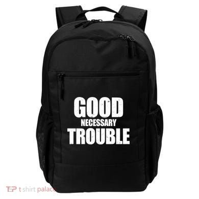 Good Necessary Trouble RIP John Lewis Quote Backpack