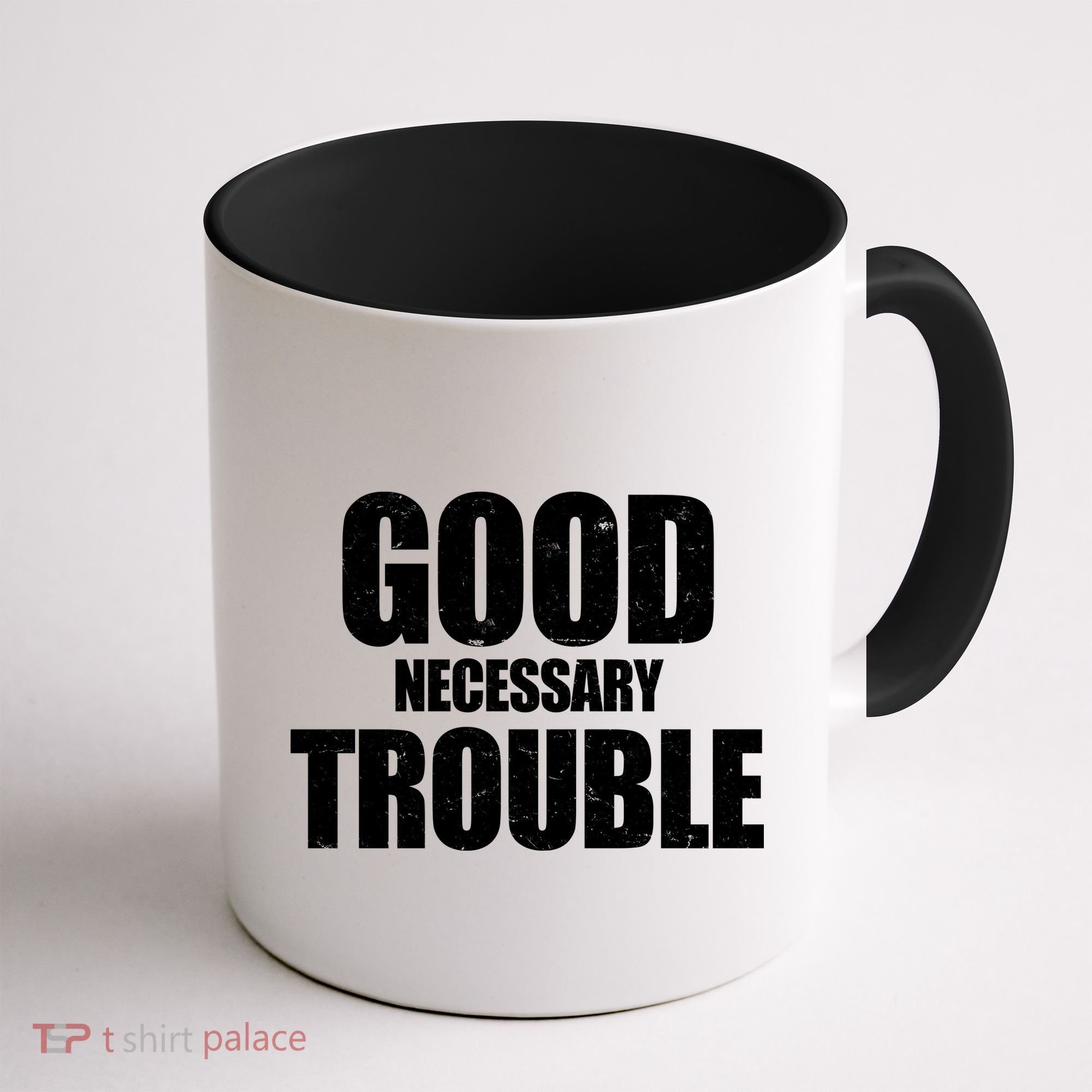 Good Necessary Trouble RIP John Lewis Quote Coffee Mug