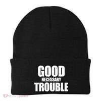 Good Necessary Trouble RIP John Lewis Quote Beanie thumb 0