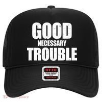 Good Necessary Trouble RIP John Lewis Quote Hat thumb 0