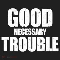 Good Necessary Trouble RIP John Lewis Quote Hat thumb 2