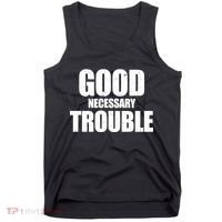 Good Necessary Trouble RIP John Lewis Quote Tank Top thumb 0