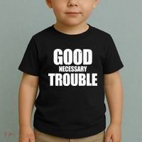 Good Necessary Trouble RIP John Lewis Quote Toddler T-Shirt thumb 2