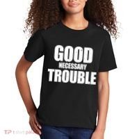 Good Necessary Trouble RIP John Lewis Quote Kids T-Shirt thumb 2