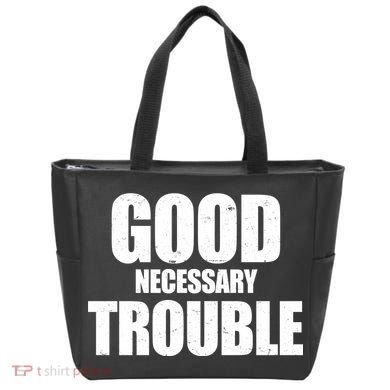 Good Necessary Trouble RIP John Lewis Quote Tote Bag