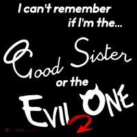 Good Sister Or The Evil Sister Visor thumb 3