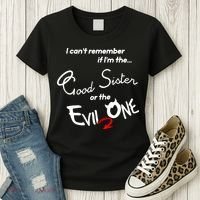 Good Sister Or The Evil Sister Women's T-Shirt thumb 3