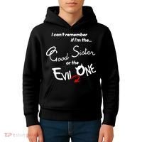 Good Sister Or The Evil Sister Kids Hoodie thumb 4
