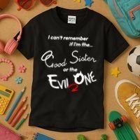 Good Sister Or The Evil Sister Kids T-Shirt thumb 3