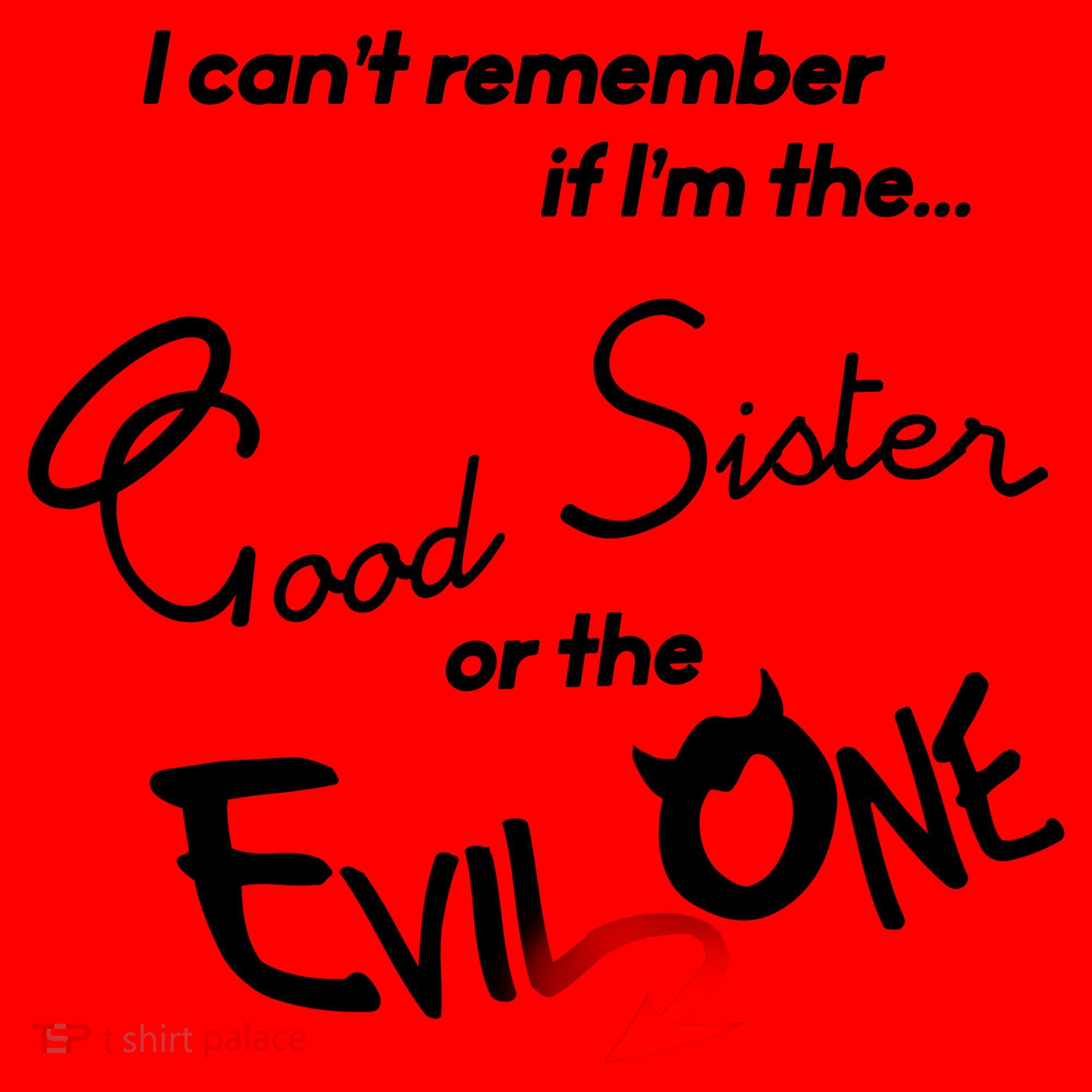 Good Sister Or The Evil Sister Santa Hat