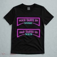 Good Taste In Music Bad Taste In Men T-Shirt thumb 5
