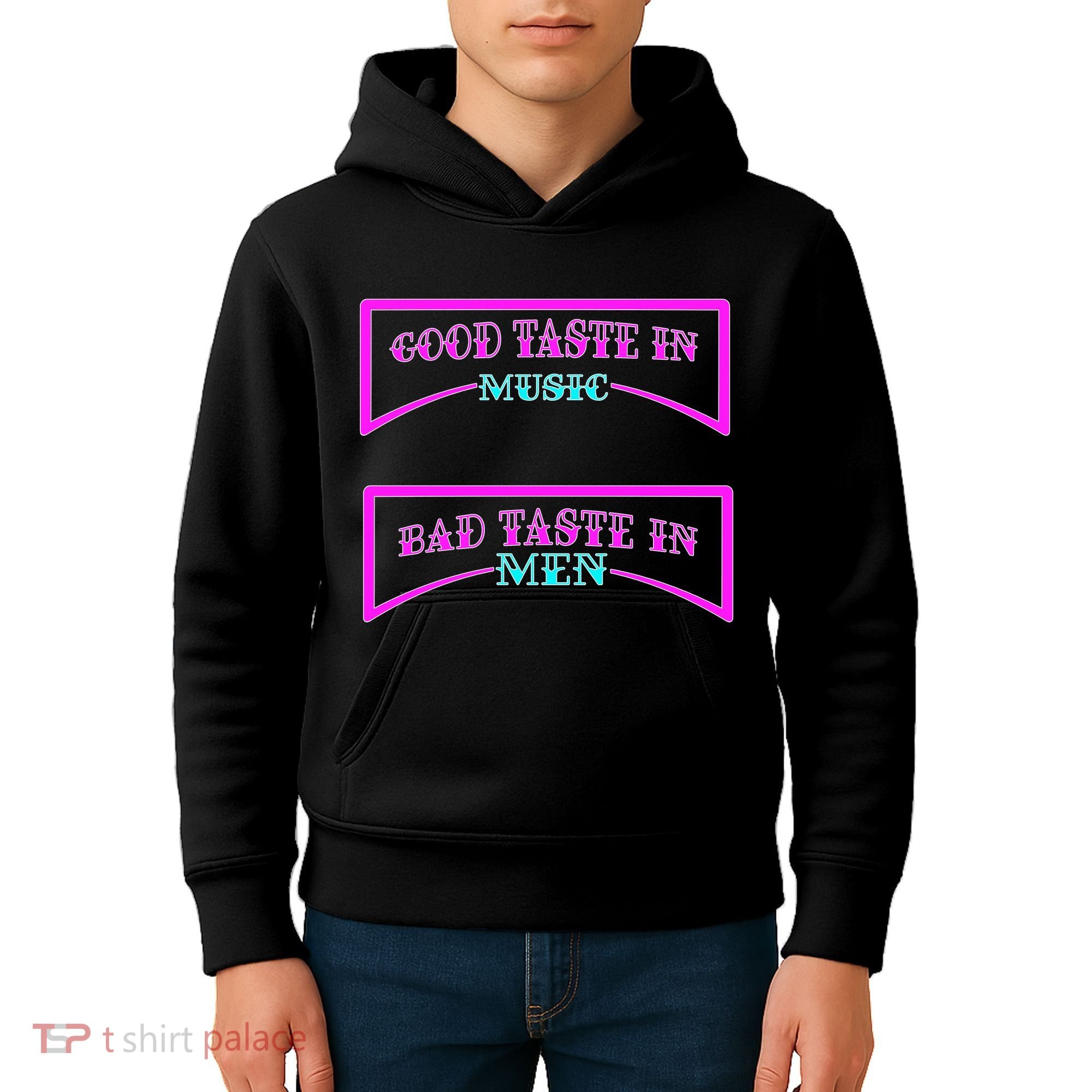 Good Taste In Music Bad Taste In Men Kids Hoodie