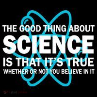 Good Thing About Science Is That It's True Backpack thumb 2