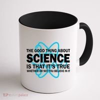 Good Thing About Science Is That It's True Coffee Mug thumb 1