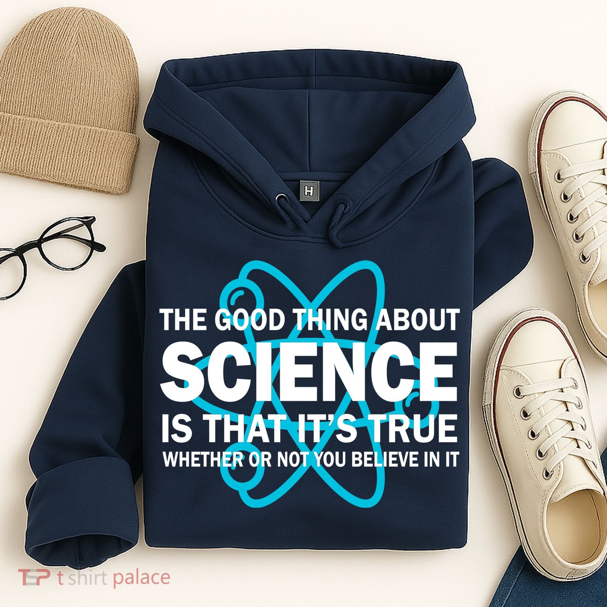 Good Thing About Science Is That It's True Hoodie