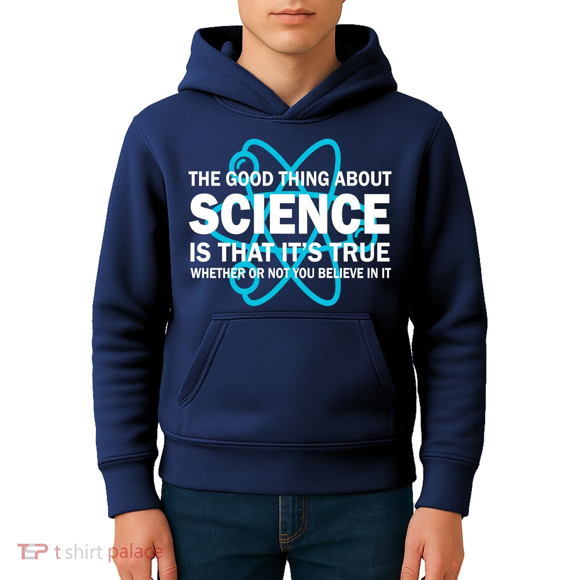 Good Thing About Science Is That It's True Kids Hoodie