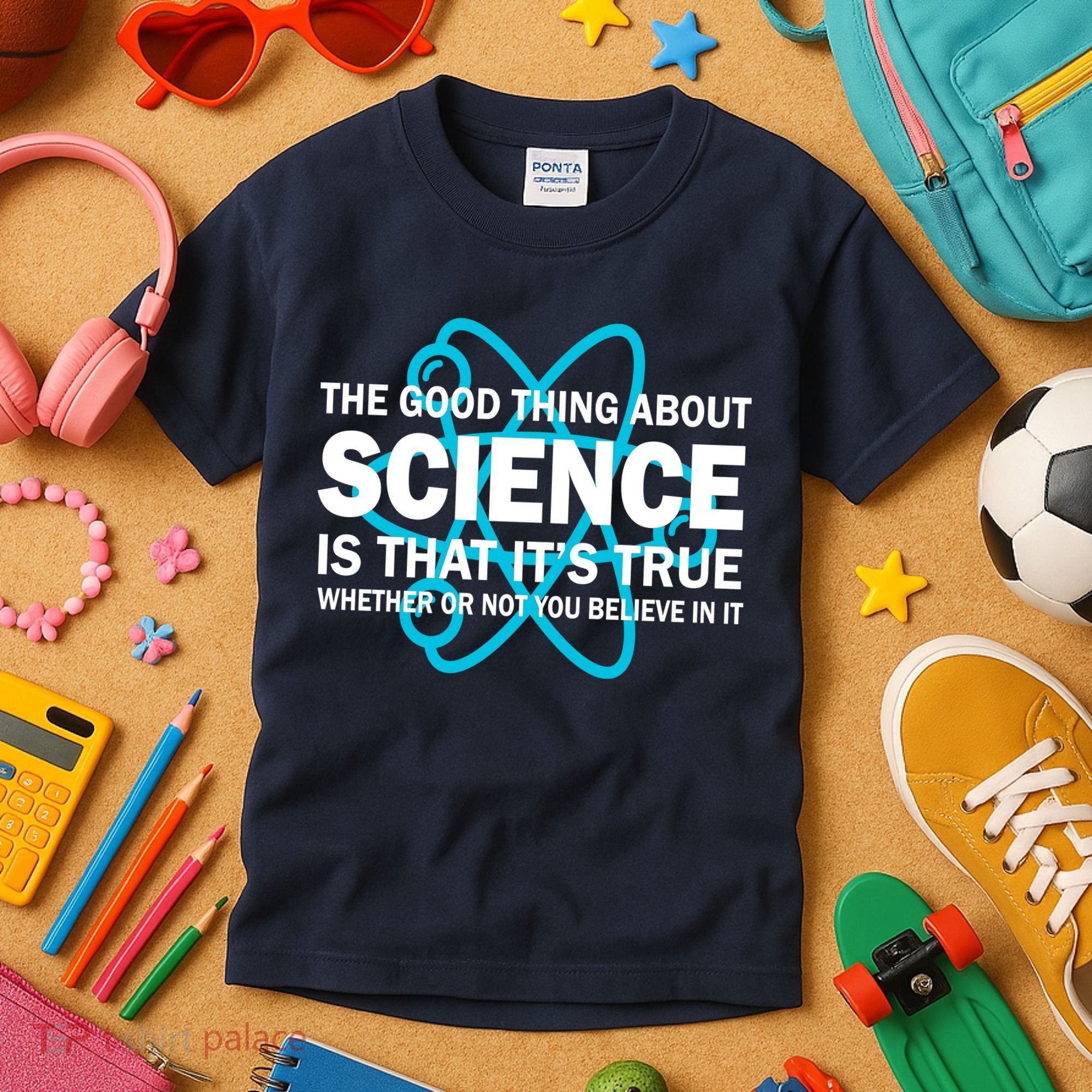 Good Thing About Science Is That It's True Kids T-Shirt