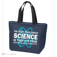 Good Thing About Science Is That It's True Tote Bag thumb 3