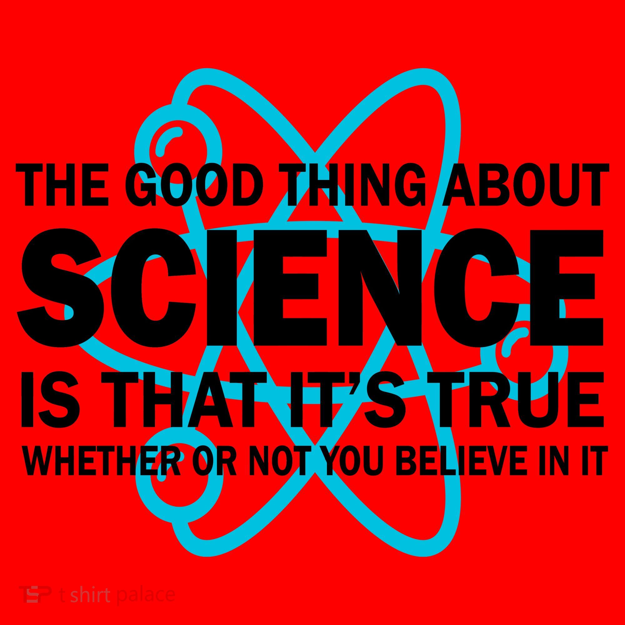 Good Thing About Science Is That It's True Santa Hat