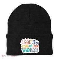 Good Things Come For Those Who Hustle Beanie thumb 0