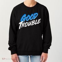 Good Trouble John Lewis Tribute Brush Stroke Women's Sweatshirt thumb 0