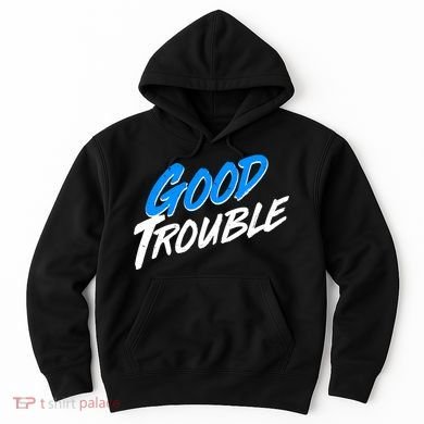 Good Trouble John Lewis Tribute Brush Stroke Hoodie