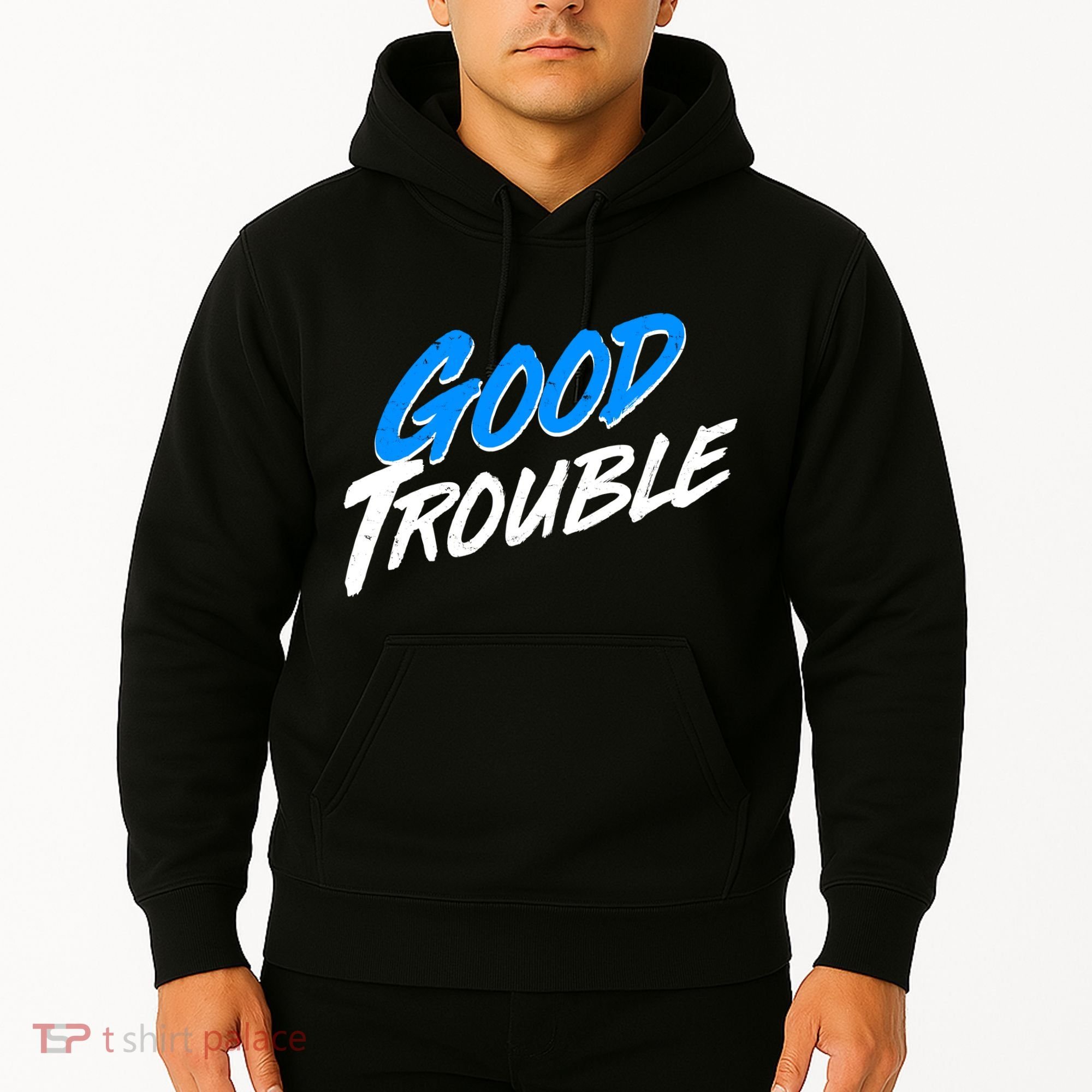 Good Trouble John Lewis Tribute Brush Stroke Hoodie