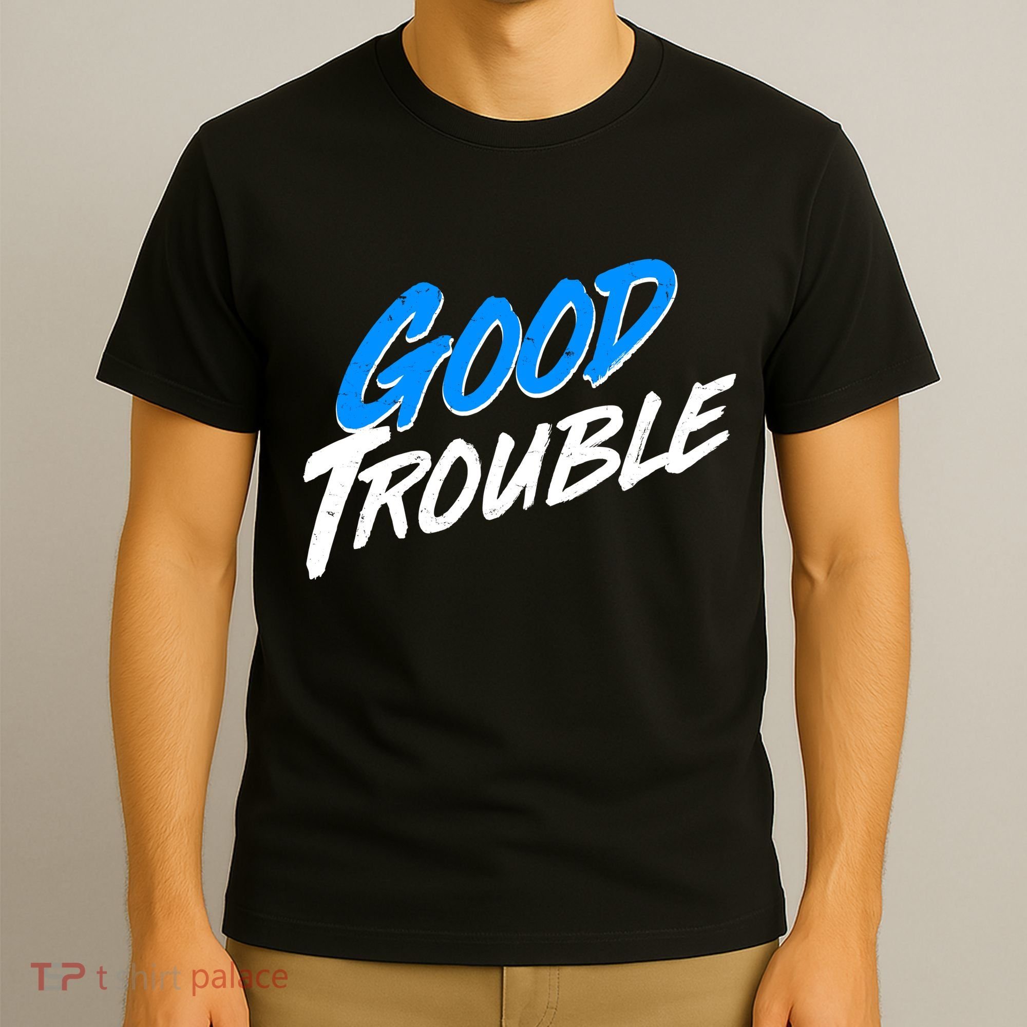 Good Trouble John Lewis Tribute Brush Stroke T-Shirt
