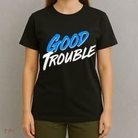Good Trouble John Lewis Tribute Brush Stroke T-Shirt thumb 4