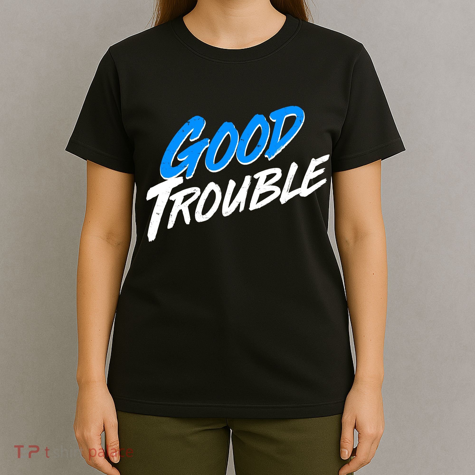 Good Trouble John Lewis Tribute Brush Stroke T-Shirt