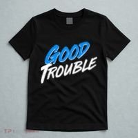 Good Trouble John Lewis Tribute Brush Stroke T-Shirt thumb 5