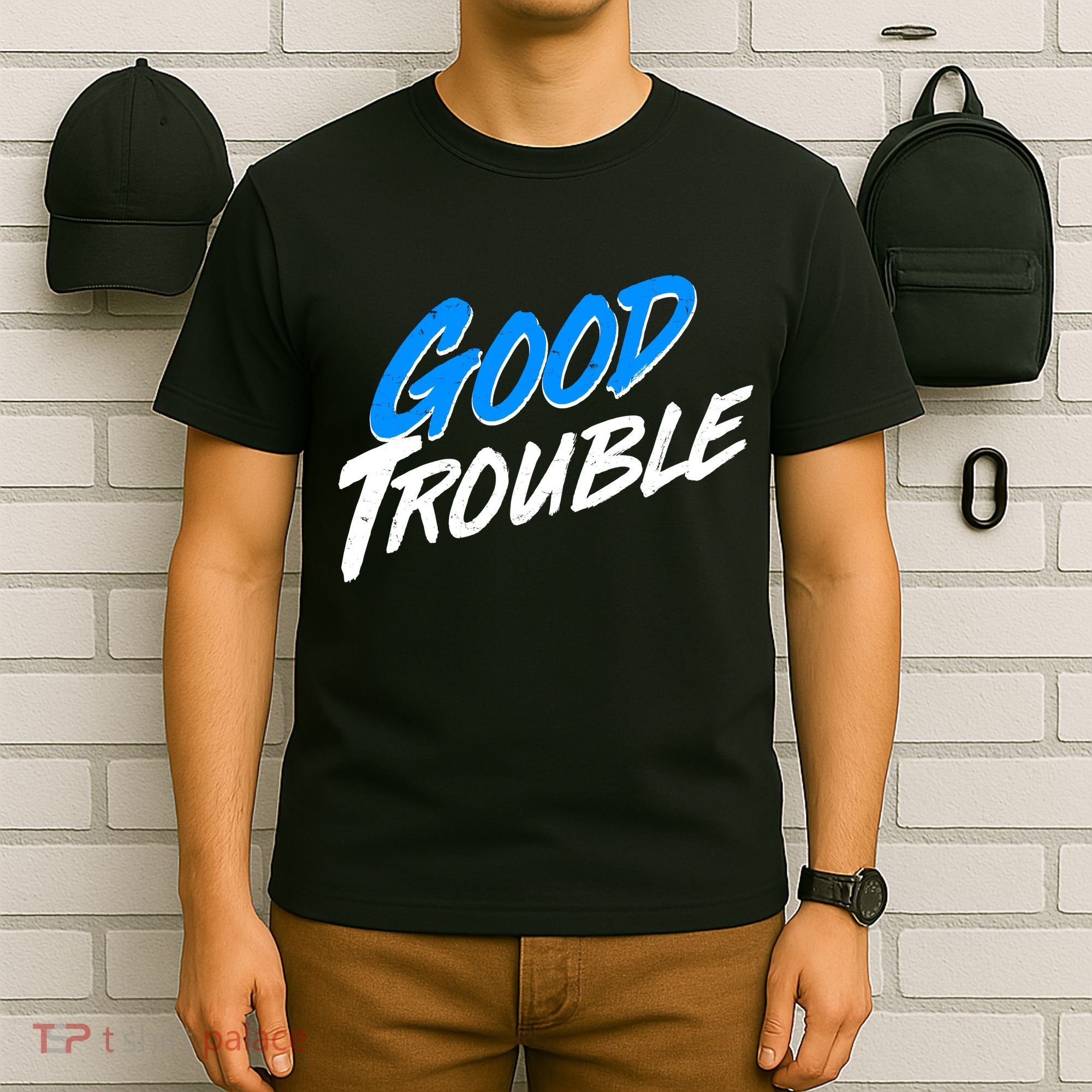 Good Trouble John Lewis Tribute Brush Stroke T-Shirt